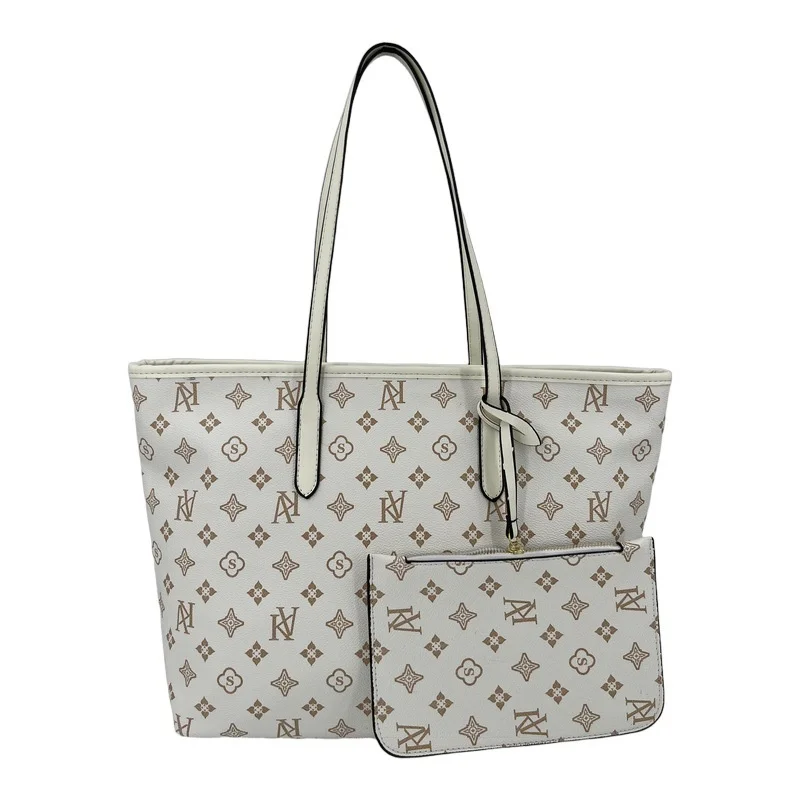 

Large Capacity Shoulder Bag Women's PU Leather Handbag for Commuting and Casual Use Versatile Tote Bag