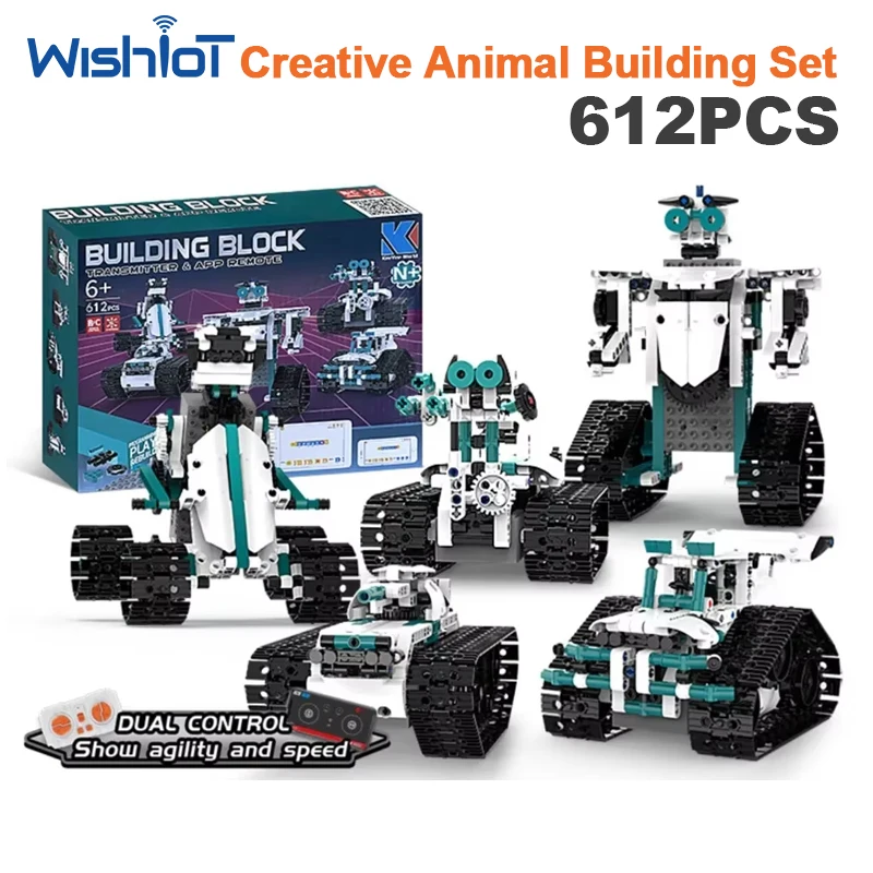 k96131-kit-de-construccion-de-robot-educativo-5-en-1-612-piezas-control-remoto-electrico-por-aplicacion-juguete-tecnico-stem-de-ladrillos-para-ninos-el-mejor-regalo