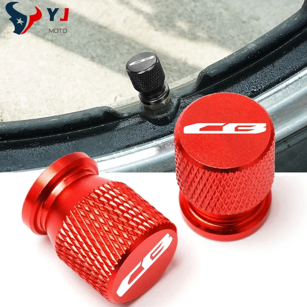 CB Motorcycle Tire Valve Cap For Honda CB125R CB150R CB190R CB250R CB300R CB400 CB500X CB500R CB500F CB650F CB650R CB1100 CB1300