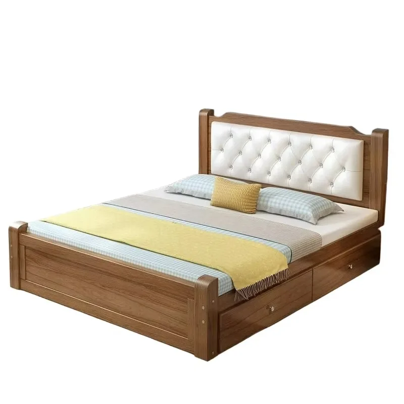 European Style Metal Iron Kids Bed Frame Simple Black White Princess Theme Single Double Size Anti-Rust Bedroom Sleeping