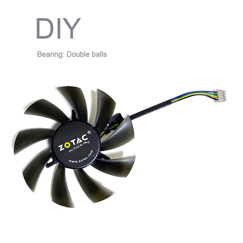 NEW Cooling Fan 87MM DIY T129215SH T129215SU 4PIN Cooler Fan For ZOTAC GTX 1060 960 GTX1060 3GB ITX mini Video Card Fans