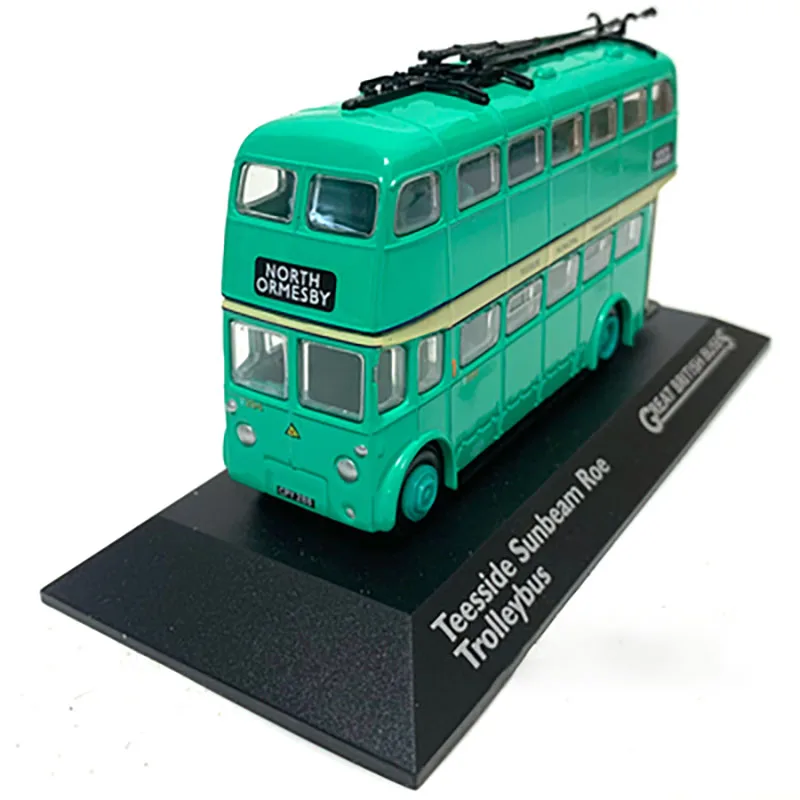 Die-casting 1:76 Scale British Classic Bus Series Alloy Car Toy Simulation Model Collection Ornaments Children\'s Birthday Gift