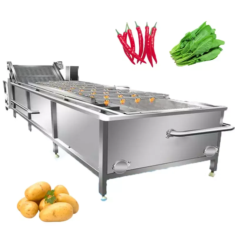 Vegetable Washing Equipment Automatic Industrial Fruit And Vegetable Washing Machine Full Auto Fresh Fruits Vegetables Washer Eq