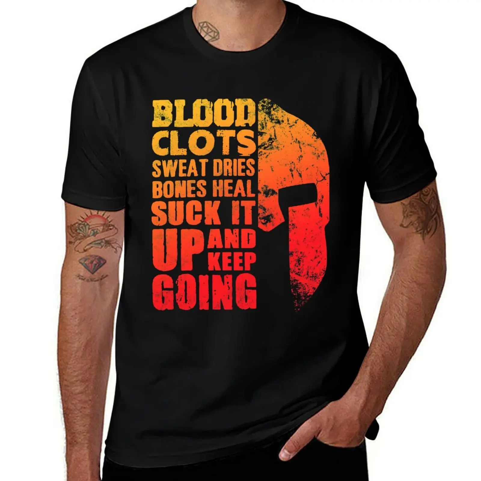 

Spartan Keep Going Motivation Gift For Spartan Warrior T-Shirt t shirts for man slim fit essential t shirt T-shirt