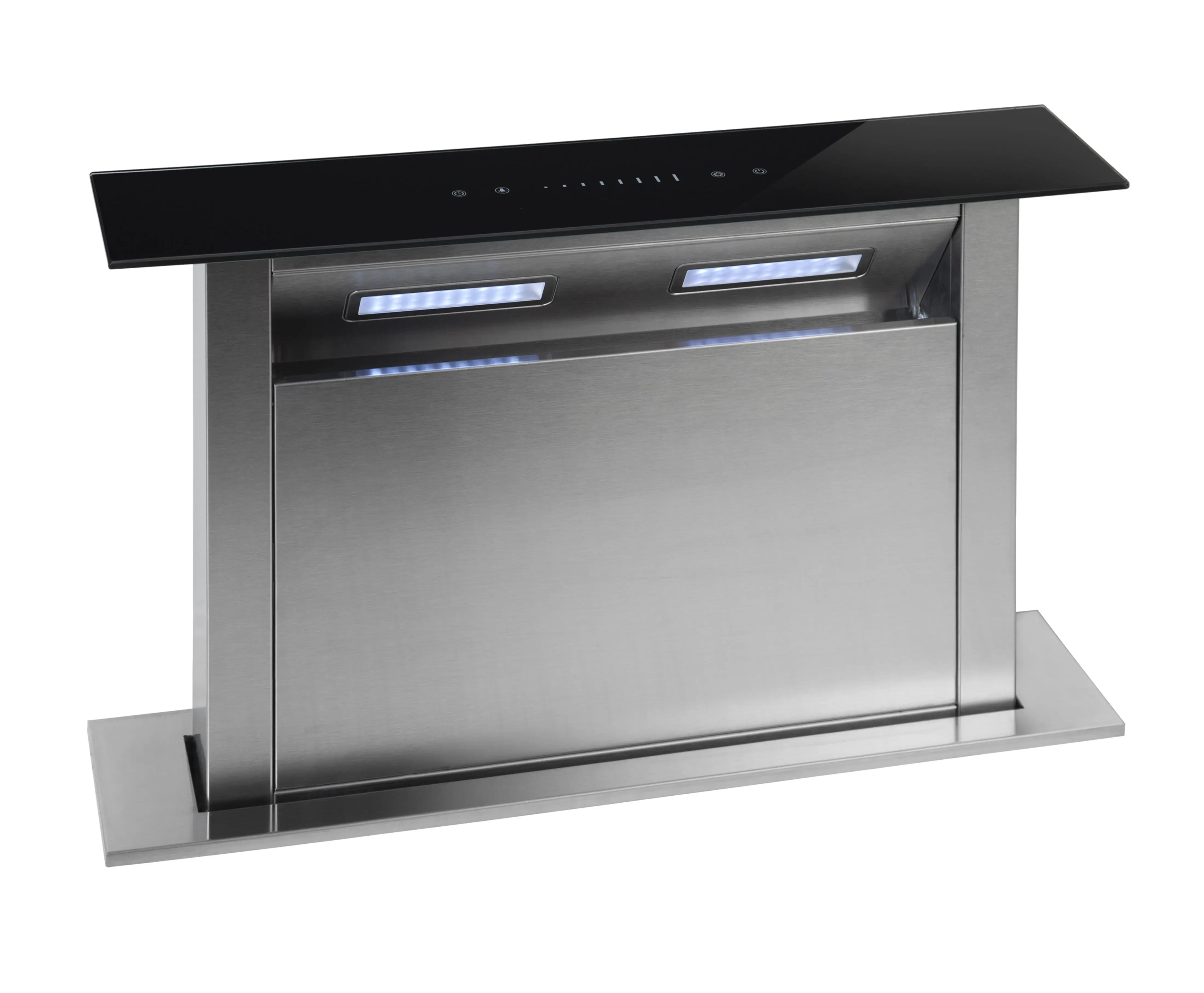 Cooker Hood Down Draft Range Hood with 3 Speeds LCD Slide Out