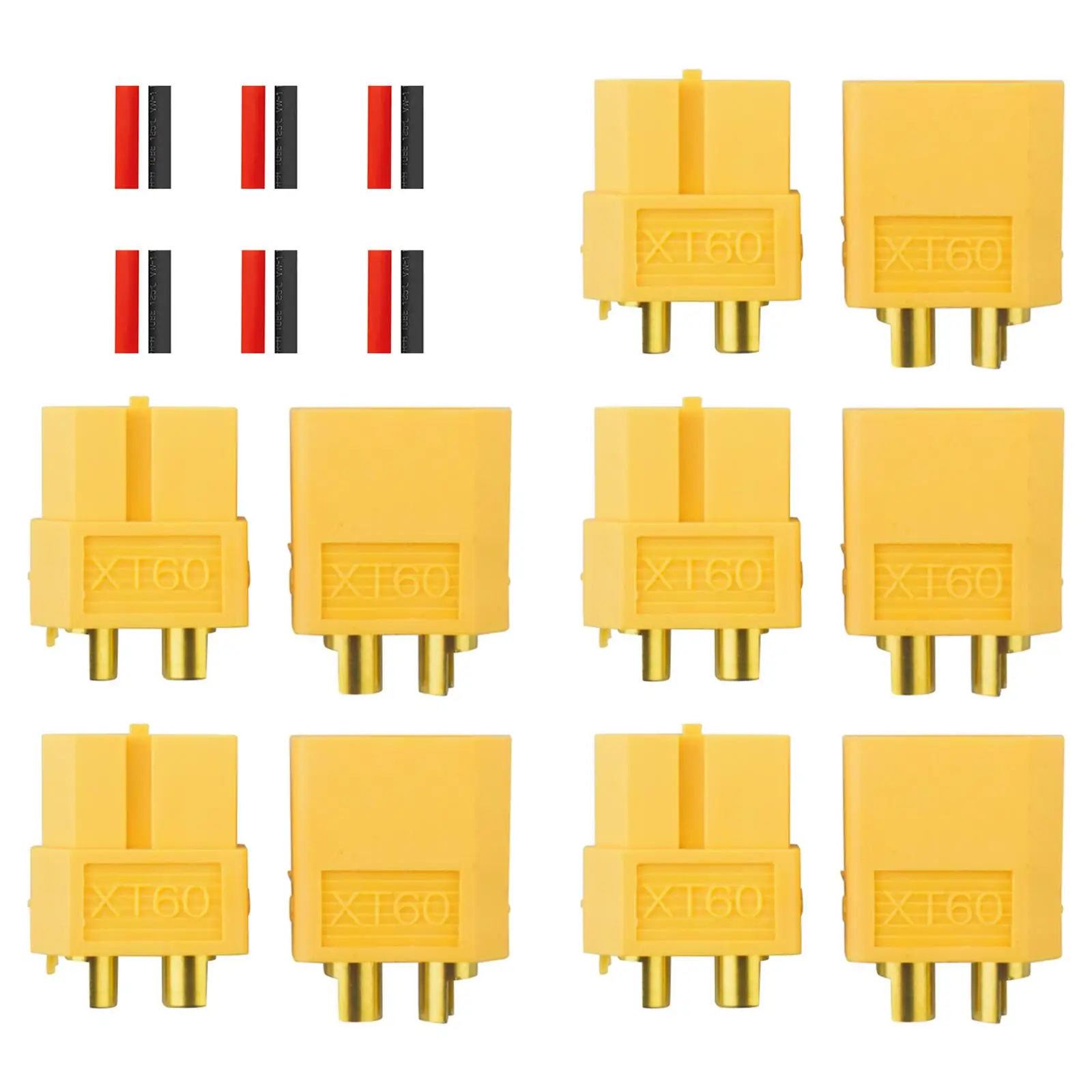 10x RC Trunk XT60 Connector Plugs Against Replaces for Replacement