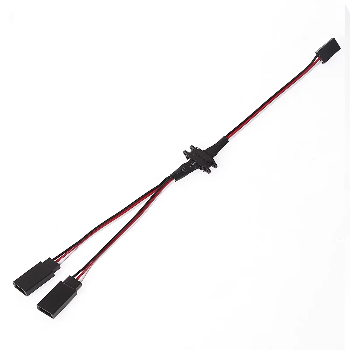 Magnetic 1-to-2 Y Extension Cable JR Plug Quick Disconnect for RC Car Drone Helicopter