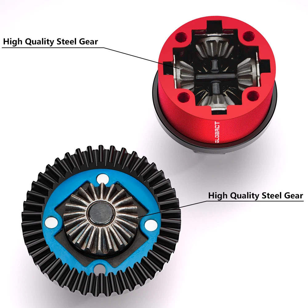 GLOBACT Steel 43T Differential Active F/R Input Gear for Arrma 1/7 Felony Limitless Infraction Fireteam Series Upgrades Parts