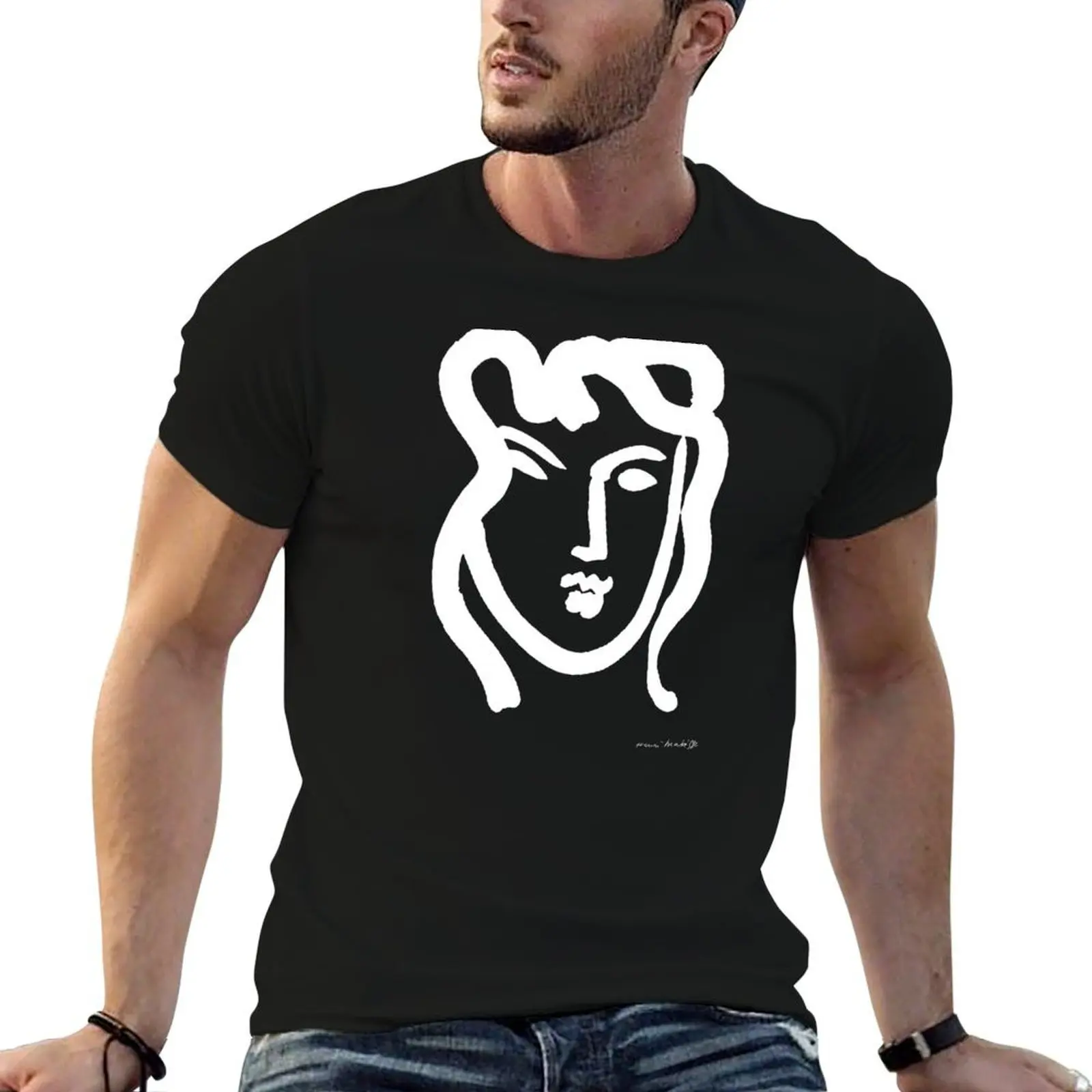 

man Woman - t 100% T-Shirt cotton tshirt t shirt personalised shirt graphic Matisse (Black) 05