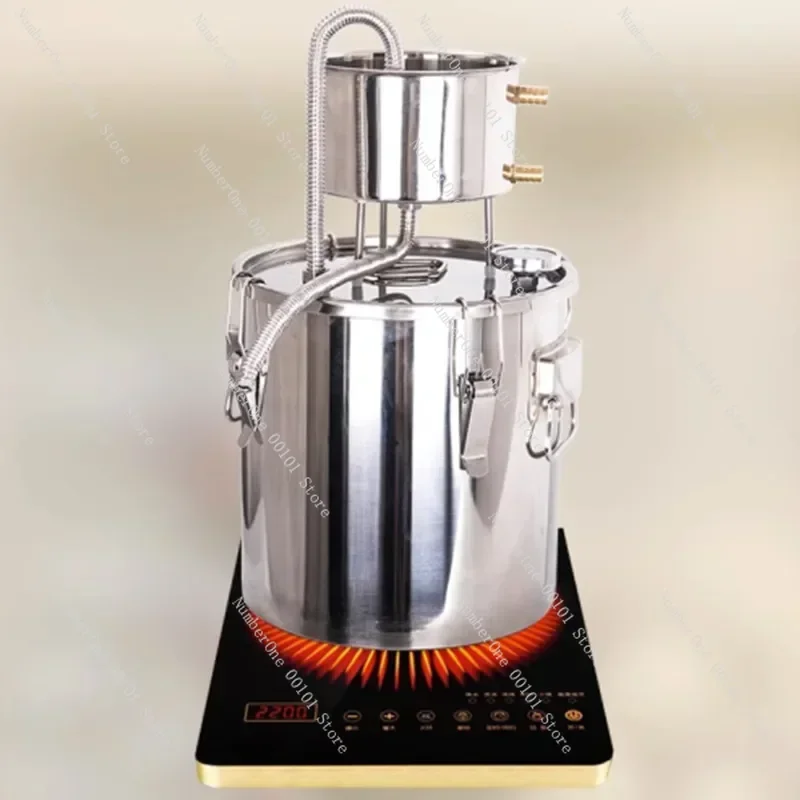 304 Stainless Steel Home Brewing Equipment Machine Pure Dew Distilled Water teamed Wine One Small Roast