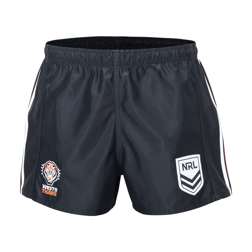 Pantalones Cortos Deportivos para Hombre, Diseño 2026 con Insignia de Cabeza de Tigre y Franja Blanca Lateral, Cintura Elástica, Secado Rápido, para Entrenamiento y Uso Casual