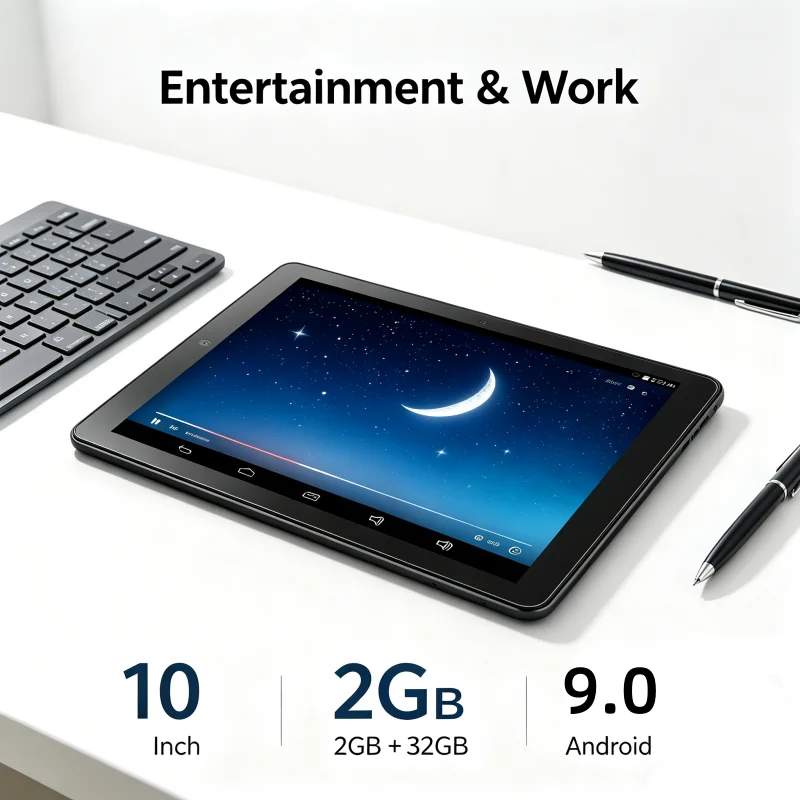 Hot Sales 10 Inch A1 Android 9.0 Tablet PC 2GB RAM 32GB ROM MT8167 CPU Quad-Core V9 Dual Camera WIFI Battery 5000mAh