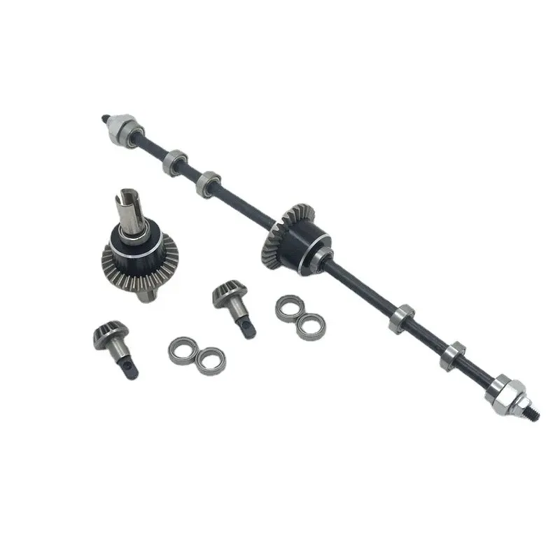 For WLtoys 12428 12429 12423 12427 Feiyue 1/12 RC Car Metal Upgrade Parts, Modified Front and Rear Differentials, Axle Shafts