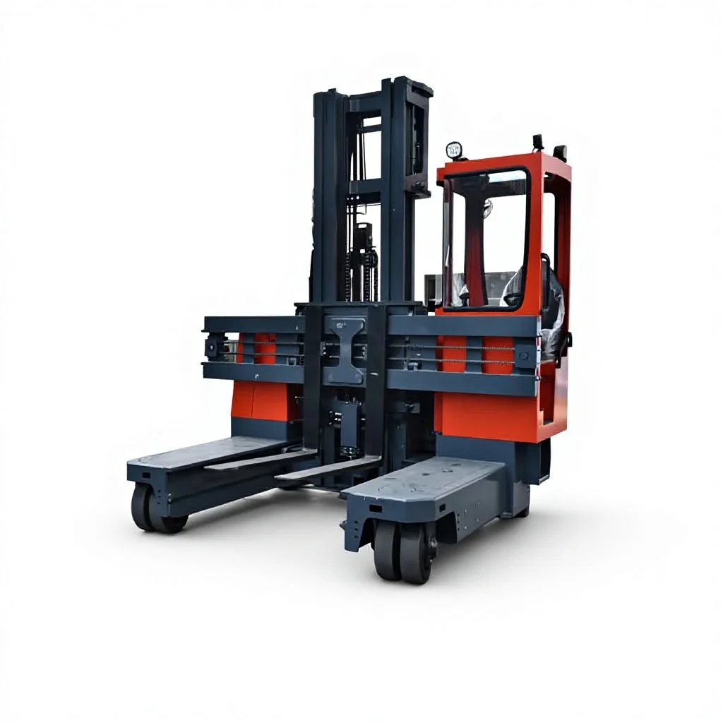 Four Directional Side Loading Electric Forklift 6m Lifting Multi-Directional Narrow Aisle Forklift for Aluminum Long Profile