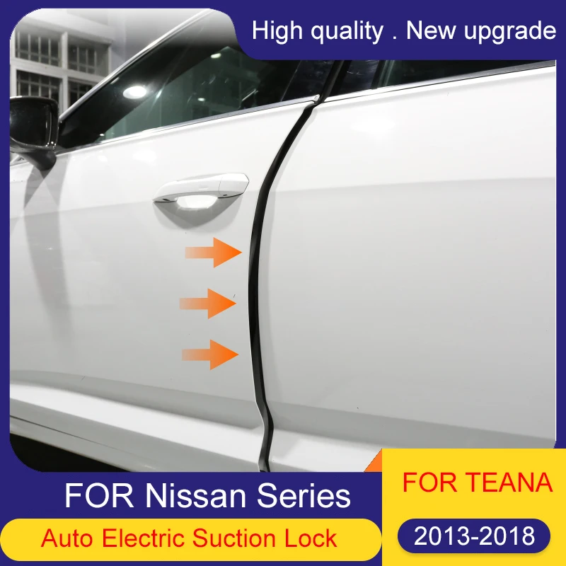 Smart Auto Electric Suction Door Lock For Nissan BIUEBIRD QUEST TEANA 2013-2019 Soft Close Door Super Silence Car Vehicle Door