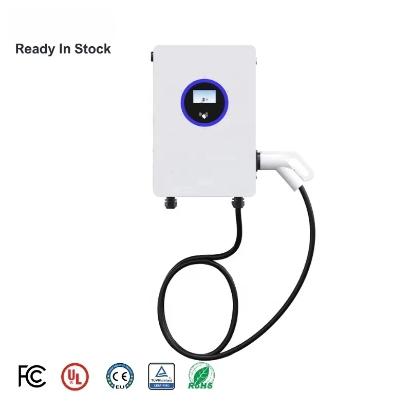 20kw/30kw/40kw Home Wall Mounted Car Charging Dc Wallbox Ev Charger Screen Wifi App Control Electric Vehicle Charging Station
