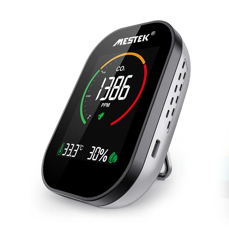 

C02-002 Портативный детектор вредных газов CO2 Тест температуры и влажности Инфракрасный детектор качества воздуха