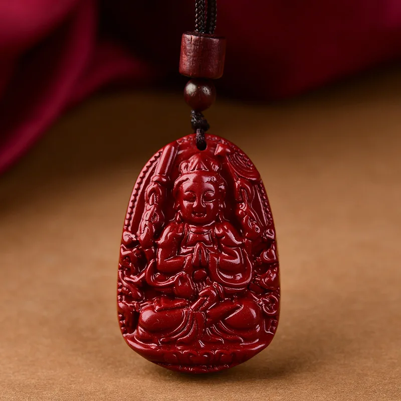 

Cinnabar Zodiac Pendant Necklace, Eight Patron Saint Pendant, Amulet，men's and Women's Fashion Jewelry, Lucky Charm