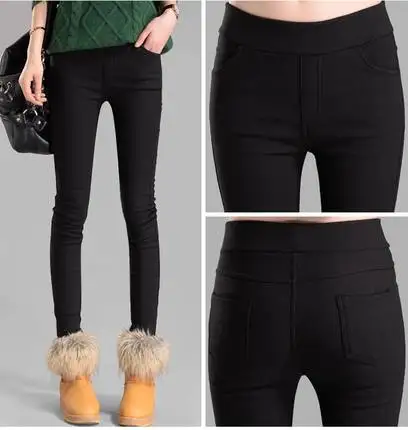 High Waist Slimming Black Leggings Women's Thin Elastic Waist Long Pants Autumn Style Base Layer Pants Fashionable Office Wear