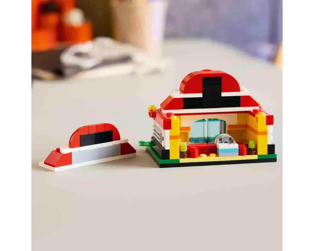 

233pcs Mini Poke Center Modular Popular Anime Architecture Model Building Blocks Creative Assembly Bricks Toys Kids Gifts