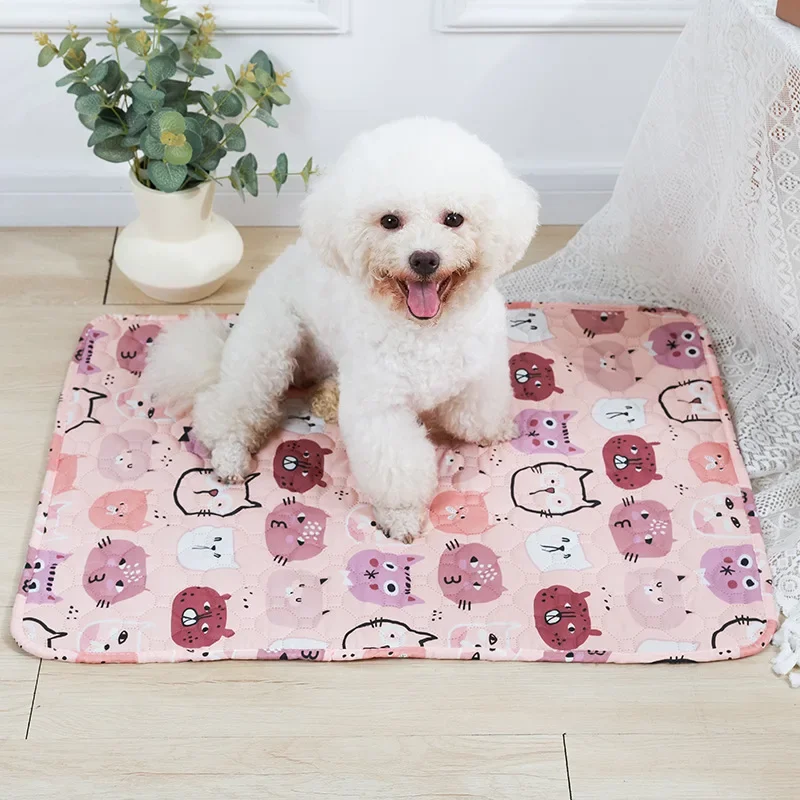 Reusable Dog Urine Mat Absorbent Washable Dog Pee Pad for Car Seat Floor Sofa Waterproof Puppy Training Diaper Mat Pet Supplies