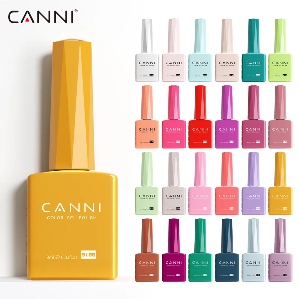 CC8 CANNI esmalte de uñas en gel de 9 ml, libre de HEMA, colores de verano, se remoja con UV LED, textura suave, arte de uñas, manicura 2
