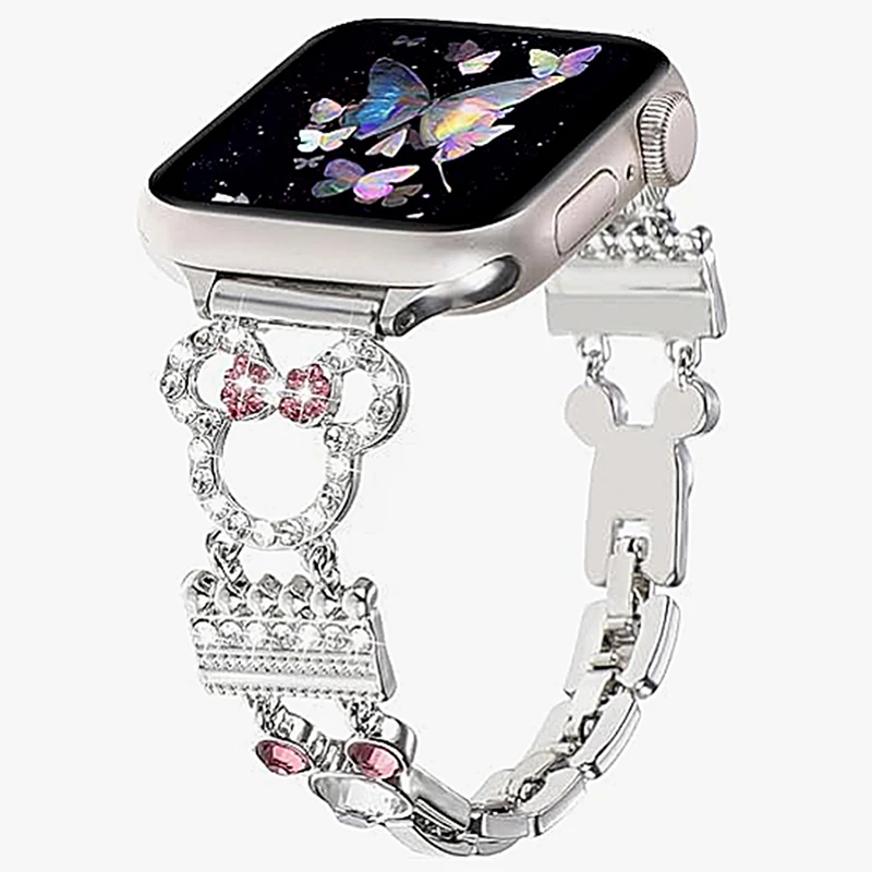 1PC Adjustable Metal Band For Apple Watch Band 49/46/45/44/42mm 41/40/38mm Strap for iWatch Series 10 9 8 7 6 5 4 3 2 SE Ultra 2