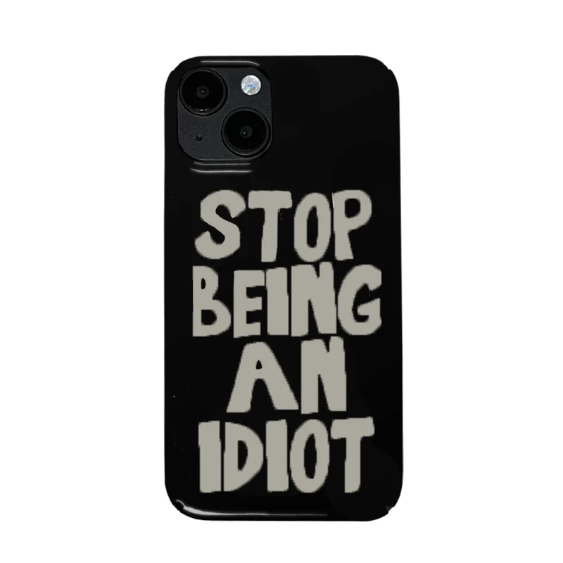 شخصية الإنجليزية رسائل كول جراب هاتف آيفون 17 16 15 14 13 12 11 برو ماكس 16E 17Air 15 16 زائد INS غطاء ناعم بسيط #3