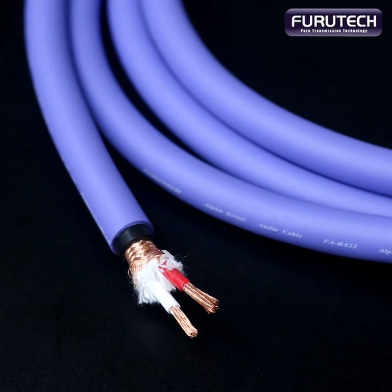 Furutech FA-αS22(Alpha S22)OCC Hi-End Audio kabel RCA głośnik HiFi przewód sygnałowy wzmacniacz XLR bilans luzem linia wykonana w japonii