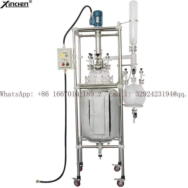 50L 100L 200L 250L Jacketed Glass Reactor/ Double Layer Glass Reactor