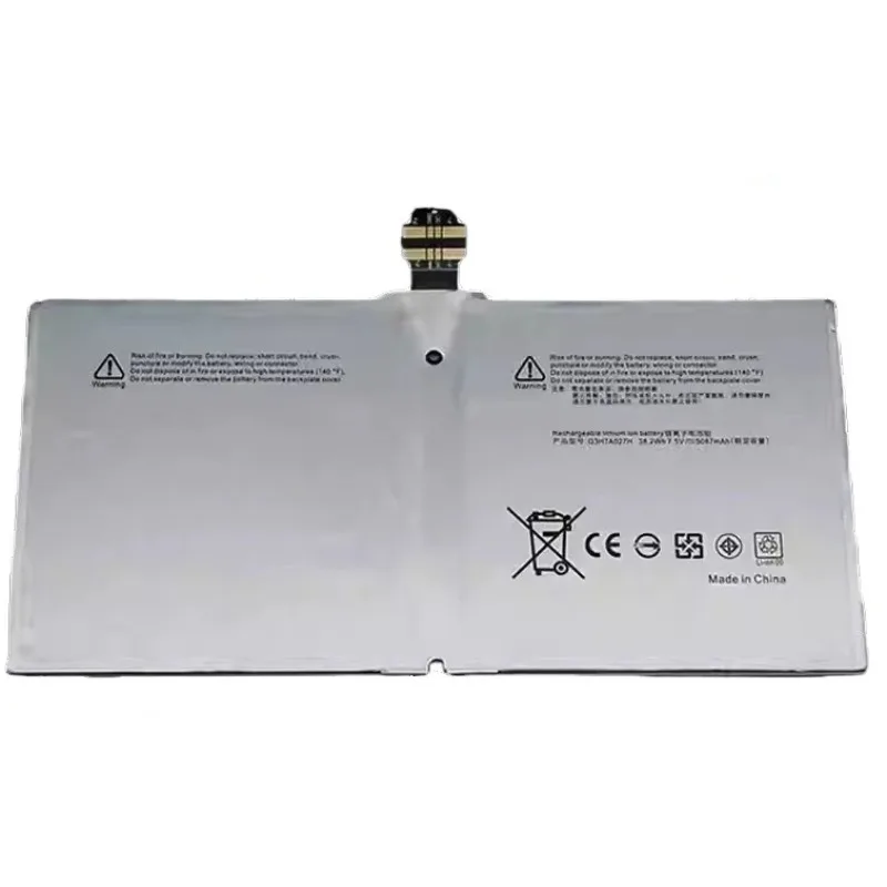 

New G3HTA027H DYNR01 Laptop Battery for Pro 4 1724 12.3" Tablet 7.5V 5087mAh 38.2Wh