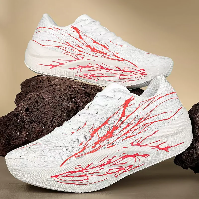 

Youth High-Top Practical Basketball Male Students Non-Slip Wear-Resistant Breathable Cushioning Sports Special Running Shoes