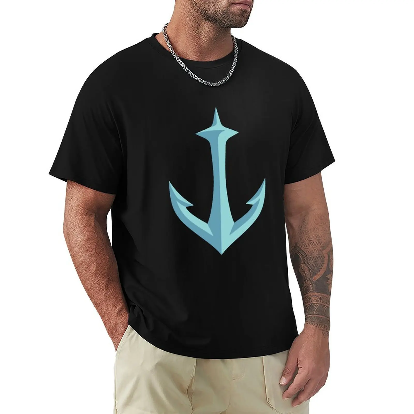 Krake's Anchor T-Shirt cotton t shirt man T-Shirt