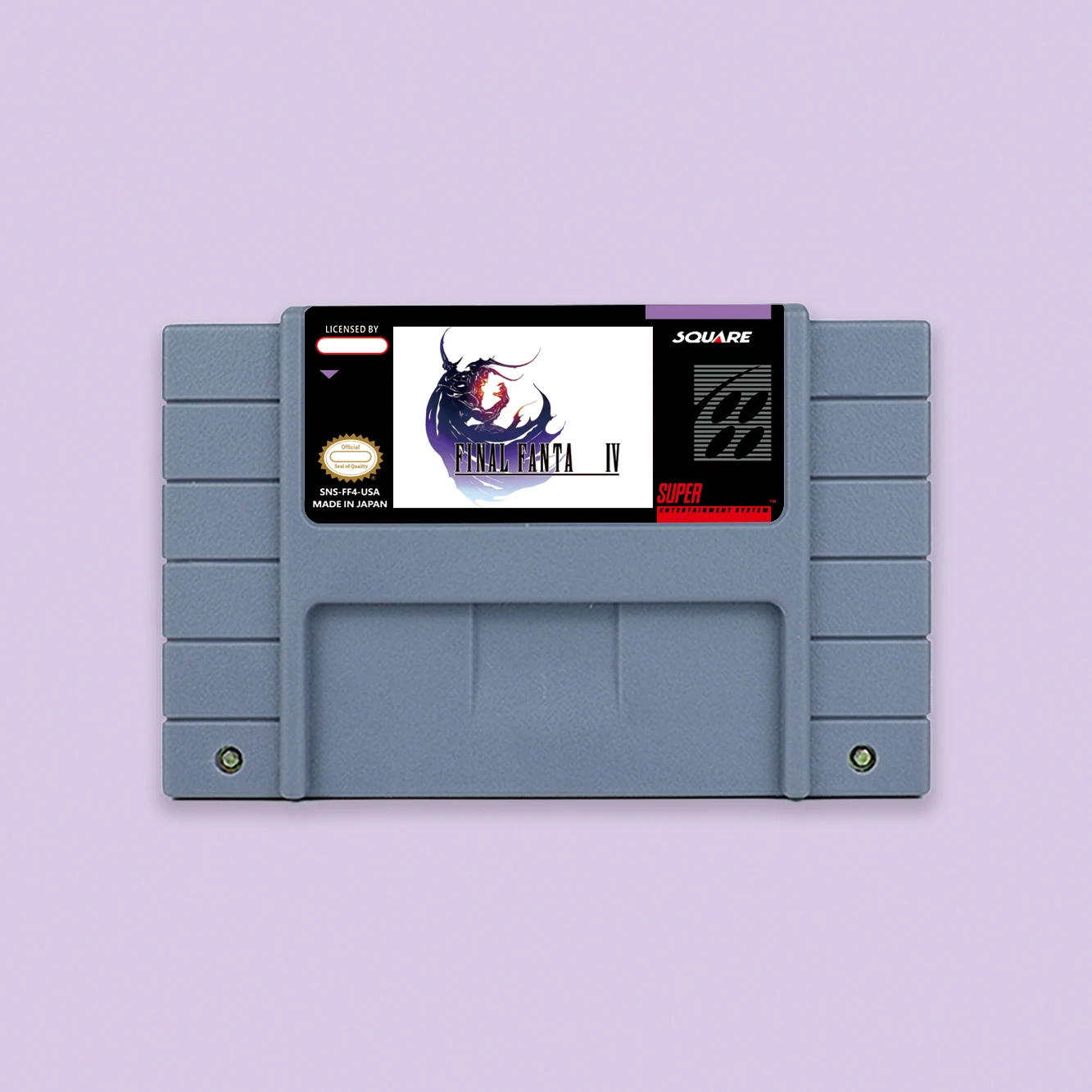 Finally Game Fantasyed IV 4 (Battery Save) 16bit game card for USA NTSC EUR PAL version SNES video game console