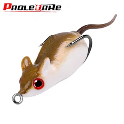 1Pcs Mouse Frog Floating Silicone Soft Lure 6cm 11.5g Shad Wobblers Fishing Lures Worm Artificial Bait Pike Bass Fishing Tackle