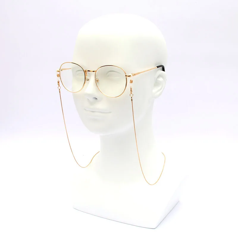 Moda Leitura Óculos Cadeia Mulheres Homem Metal Óculos De Sol Cordões Ouro Preto Cor Prata Lanyard Metal Rope Eyewear Acessórios