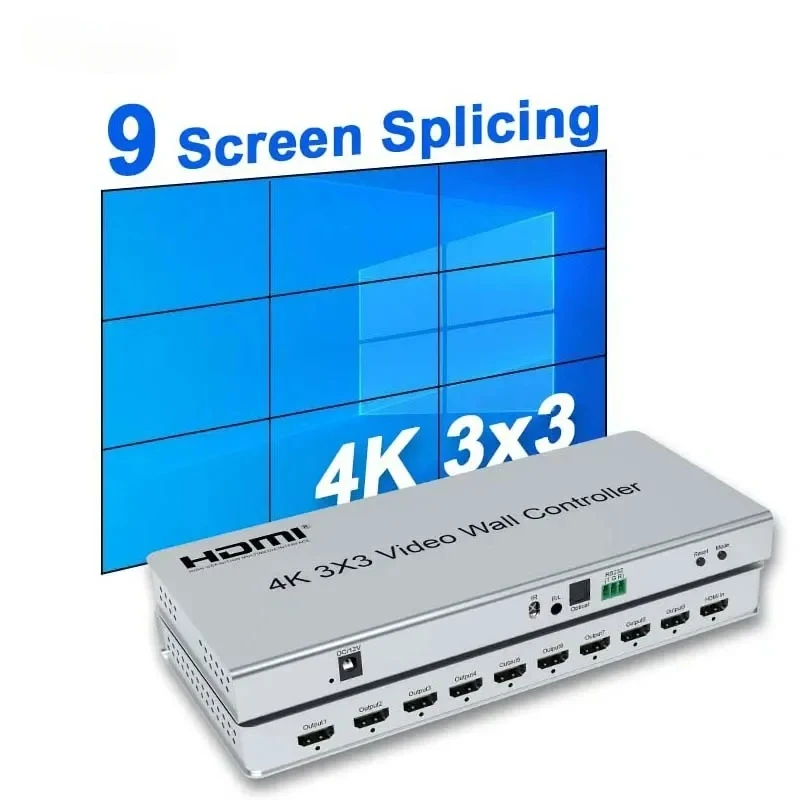 4K 3X3 Video Wall C…