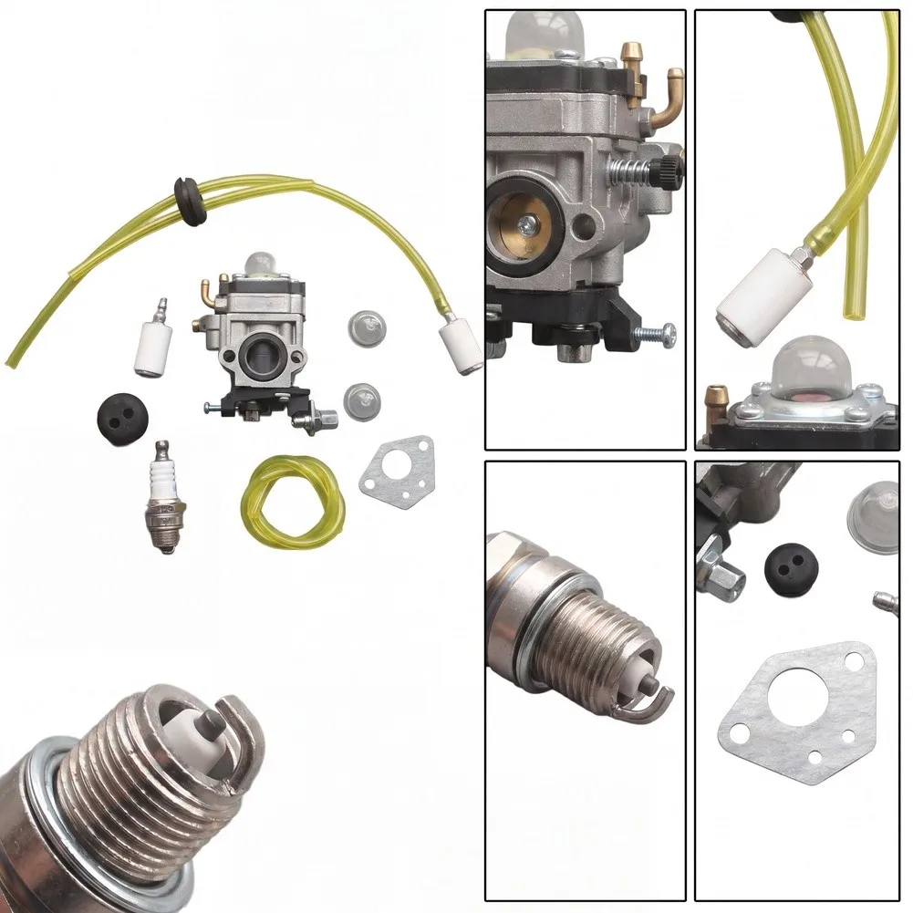 For 2-Cycle Engines 43CC 2-Cycle Carburetor For Outdoor Construction Silver Carburetor Straightforward Installation