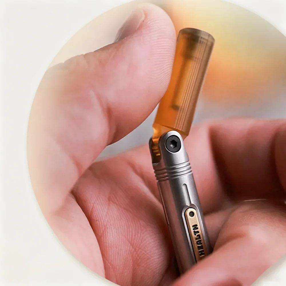 CHENYU EDC Laygen Push Slider Ultra-fine Compositefidget Push Stick Stress Relief Toy Fidget Toy Adults Anxiety Relief Gadget