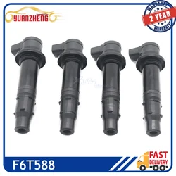 4PCS F6T588 New Car Ignition Coil For Yamaha MT-07 R1 YZF-R1 R6 RJ15 FZ8 2002-2017 39P-82310-10-00 5PW-82310-00-00 F6T558 F6T571