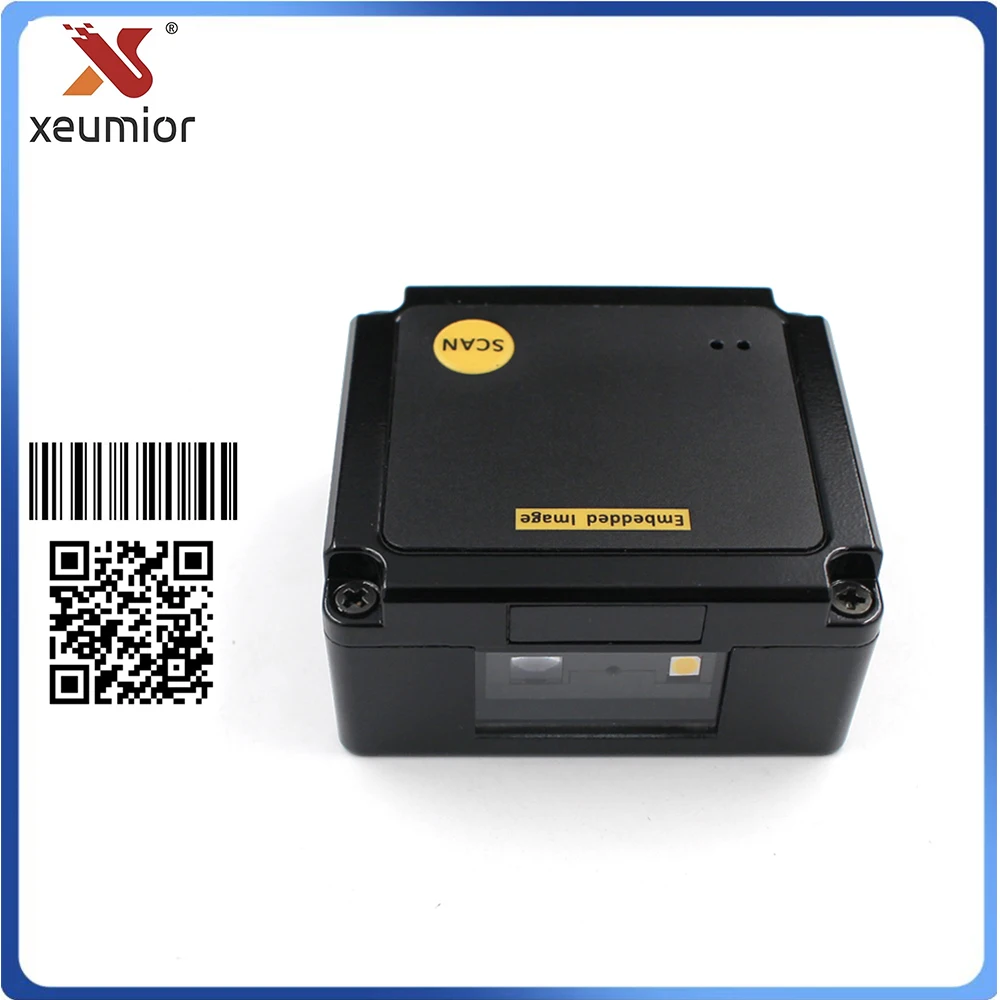 Xeumior Fixed Mount 2D USB RS232 QR Code Reader Module Mini Portable Handheld Laser 1D CCD Embedded Barcode Scanner Kiosk MN500