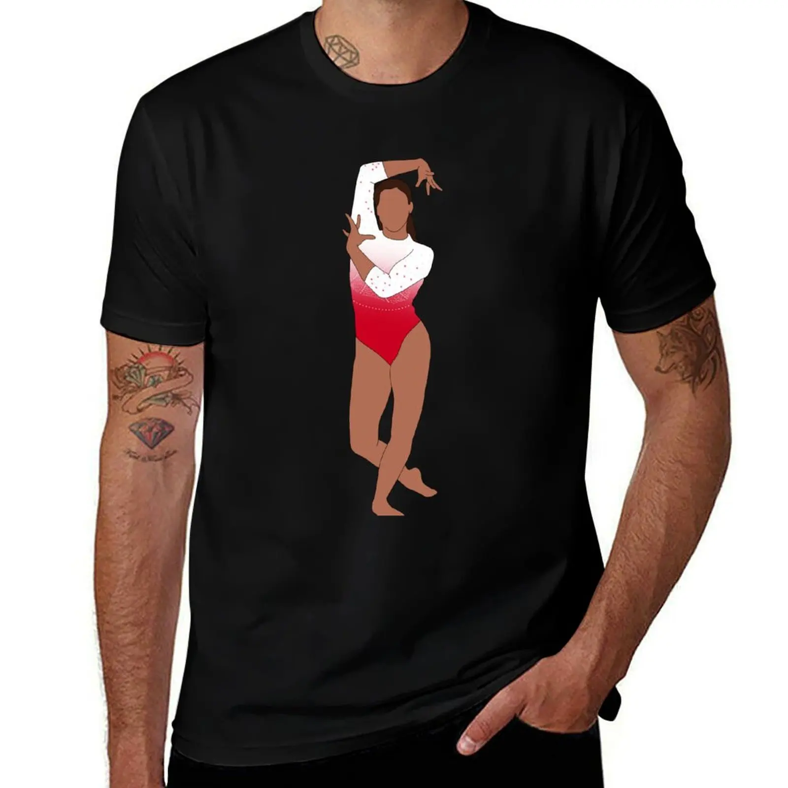 Jaedyn Rucker T-Shirt Big and Tall Solid Color T-Shirt