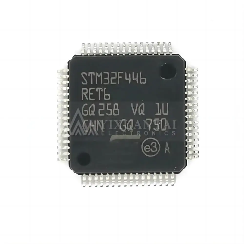 10piece  STM32F446RET6  STM32F446 RET6 【IC MCU 32BIT 512KB FLASH 64LQFP】New and original