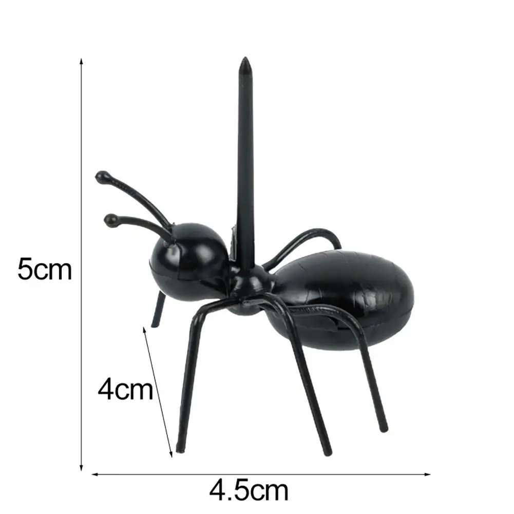 Cartoon Fruit Fork Set, Forma de Formiga, Food Stick, Bento Toothpick, Party Cake Snack, DIY Tools, Table Decor, 12Pcs