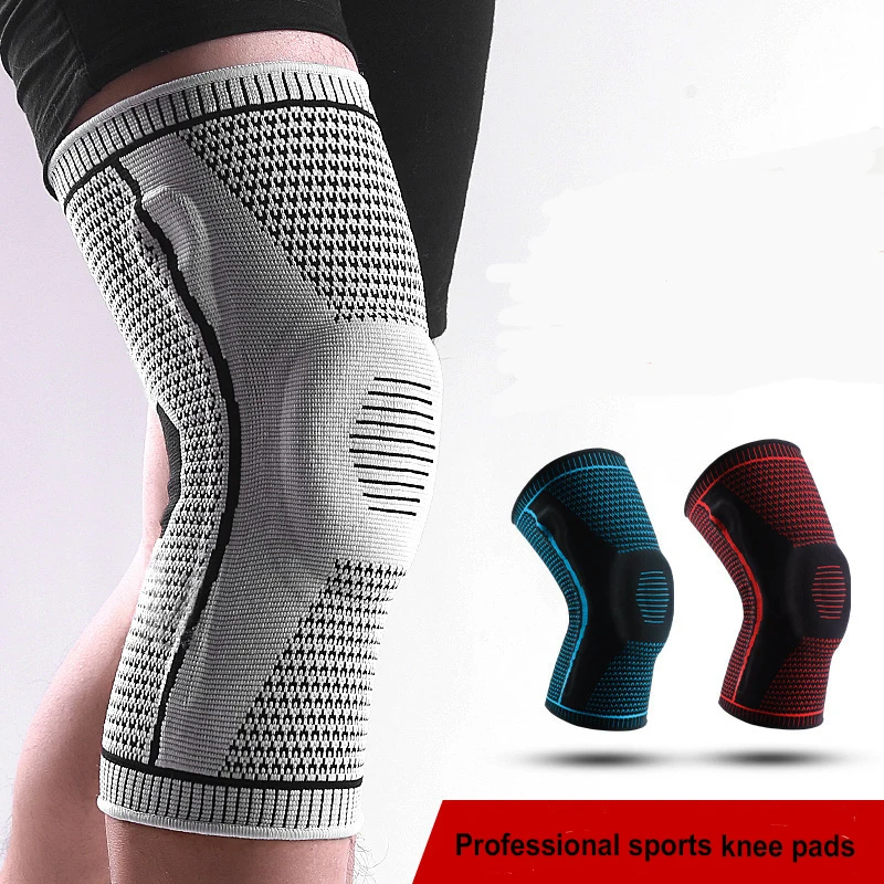 Rodilleras deportivas para hombre, protección profesional de menisco para lesiones de rodilla, correr, Fitness, antideslizantes