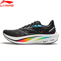 Li-Ning Men FEIDIAN 4 CHALLENGER Racing Running Shoes CARBON-FIBER PLATE BOOM Cushion Sport Shoes Breathable Sneakers ARMU005