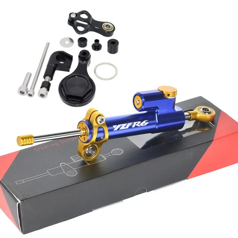 

For Yamaha YZF-R6 YZFR6 YZF R6 2006-2015 YZF-R1 YZFR1 YZF R1 2009-2012Stabilize Steering Damper Mounting Bracket Kit