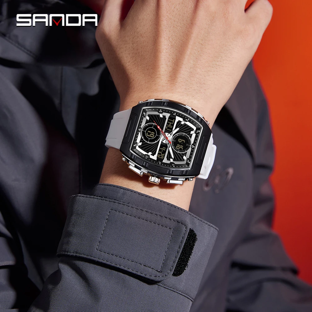 Luxury Watch Shop - SANDA Brand's Electronic Man Watch Digital