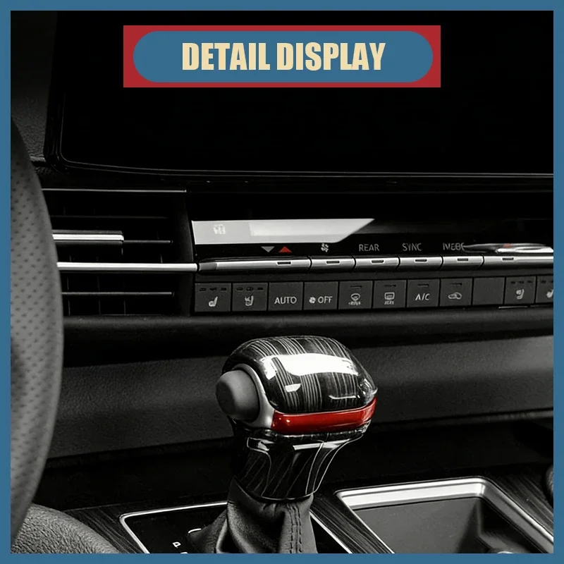 Custom Fit Gear Shift Knob Cover for Toyota Sienna Granvia 2022 2023 2024 2025 2026 Interior Decoration