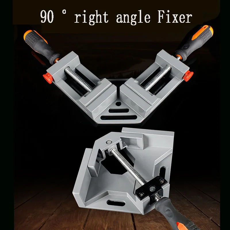 90 Degree Right Angle Holder Carpenter's Welding Single Handle Quick Fixture Two Hand Handle Carpenter's Clamp Tool